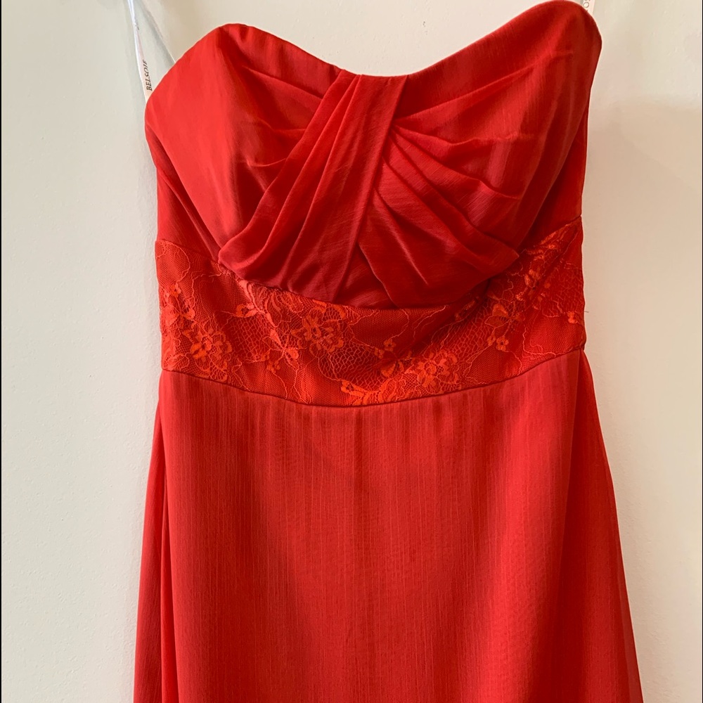 Beautiful Long Red Dress from Belsoie